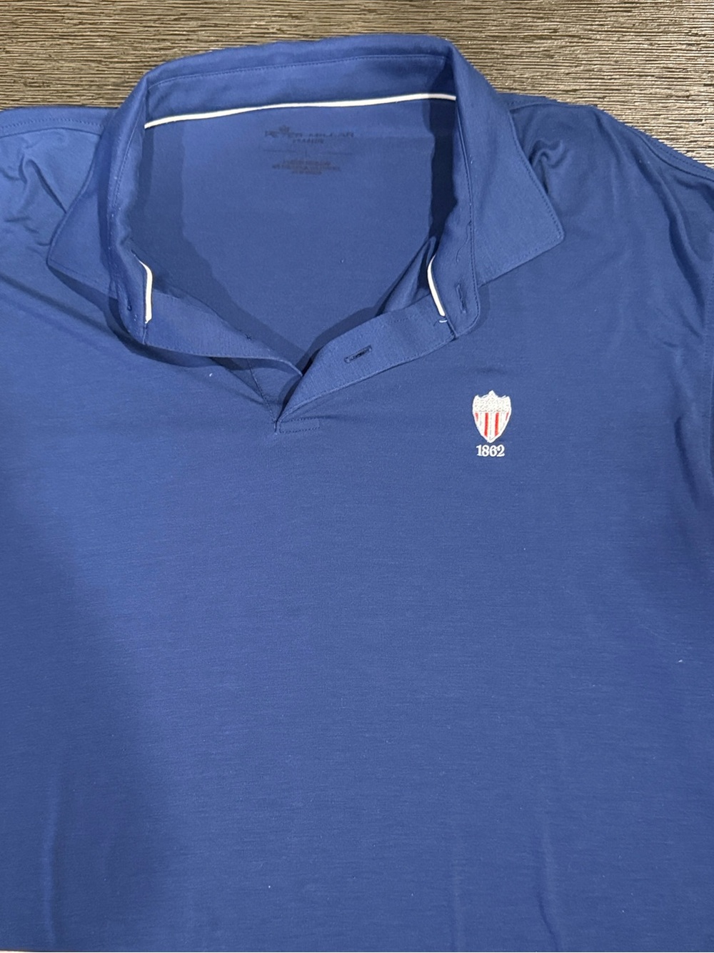 Peter Millar Navy Polo Shirt with Union League Crest